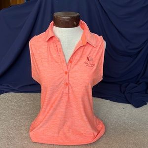 Sleeveless UA golf polo well worn but great condition